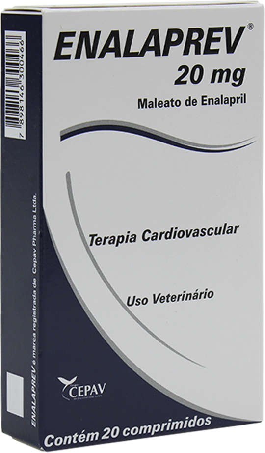 Cardiovascular Enalaprev 20 comprimidos - 5 mg