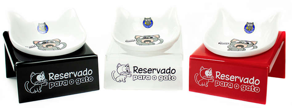 Comedouro CatMyPet Snack Cat - Preto