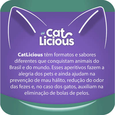 Petisco Total CatLicious Snacks Dental Fresh
