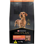 Ração Seca Nestlé Purina Pro Plan Pele Sensível Salmão Cães Adultos Raças Pequenas - 1Kg