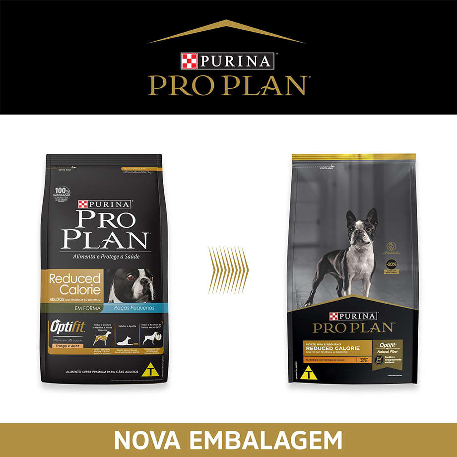 Ração Seca Nestlé Purina Pro Plan Calorias Reduzidas Frango Cães Adultos Raças Pequenas - 2,5Kg