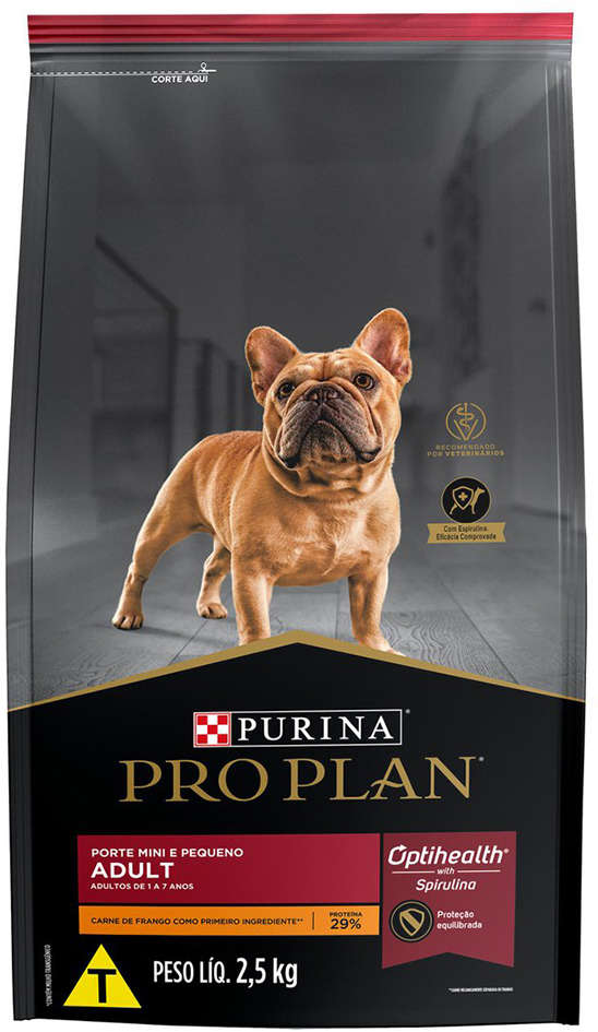 Ração Seca Nestlé Purina Pro Plan Frango para Cães Adultos Raças Pequenas - 2,5Kg