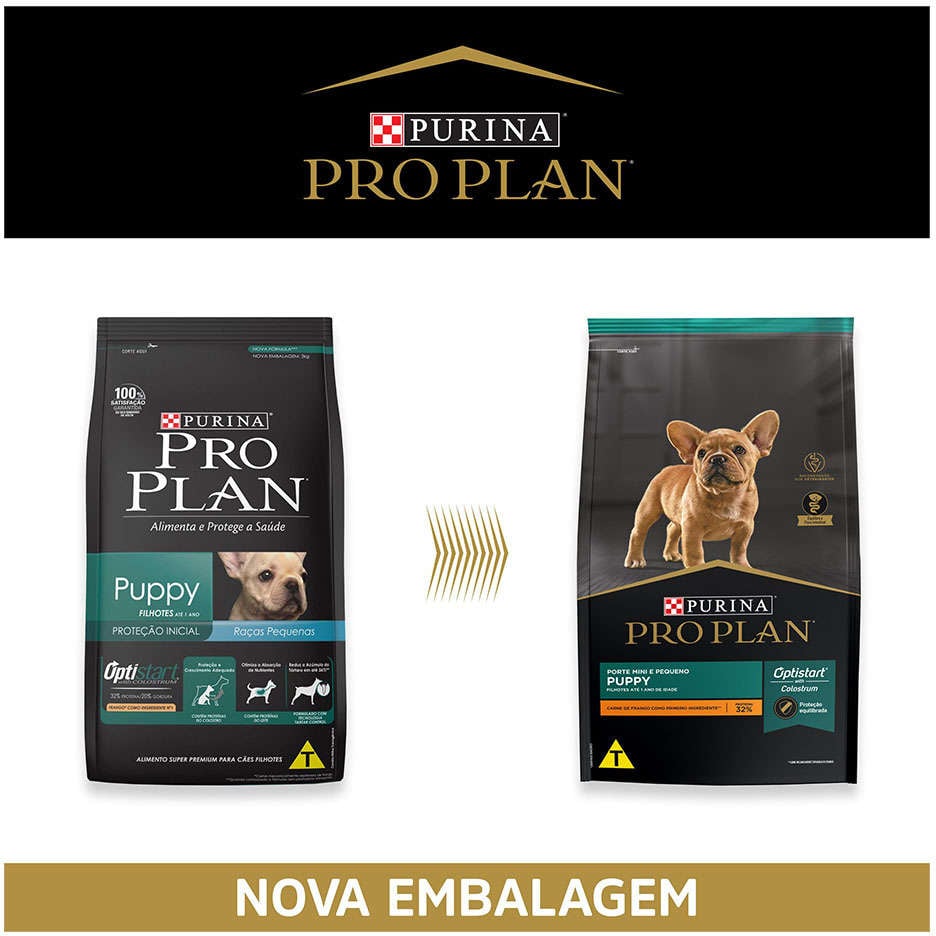 Ração Seca Nestlé Purina Pro Plan Frango Cães Filhotes Raças Pequenas - 7,5Kg
