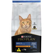 Ração Seca Nestlé Purina Pro Plan para Gatos Adultos a Partir de 7 Anos - 1Kg