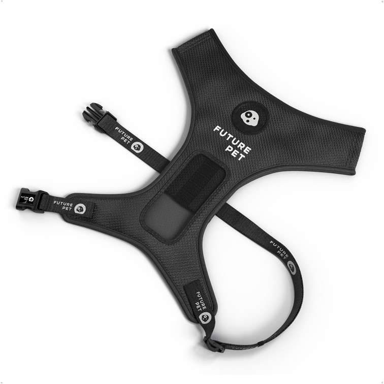 Peitoral Mesh Future Pet Logo Brand Preta - Tam. M