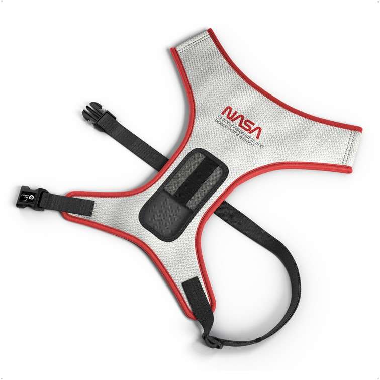 Peitoral Mesh Future Pet Nasa Branca - Tam. PP
