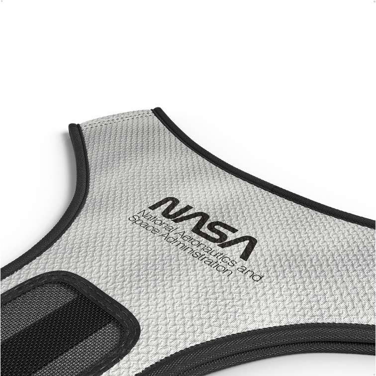 Peitoral Mesh Future Pet Nasa Prata - Tam. PP