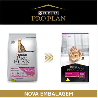 Ração Seca Nestlé Purina Pro Plan Salmão para Gatos Adultos Castrados