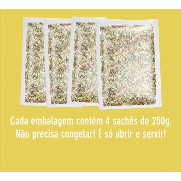 Embalagem fracionada da comidinha