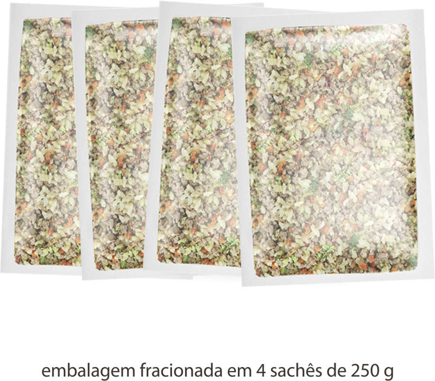 Comidinha Orgânica All Love Frango, Abóbora, Coco, Brocólis, Grão de Bico, & Aveia para Cães Gulosos - 1Kg