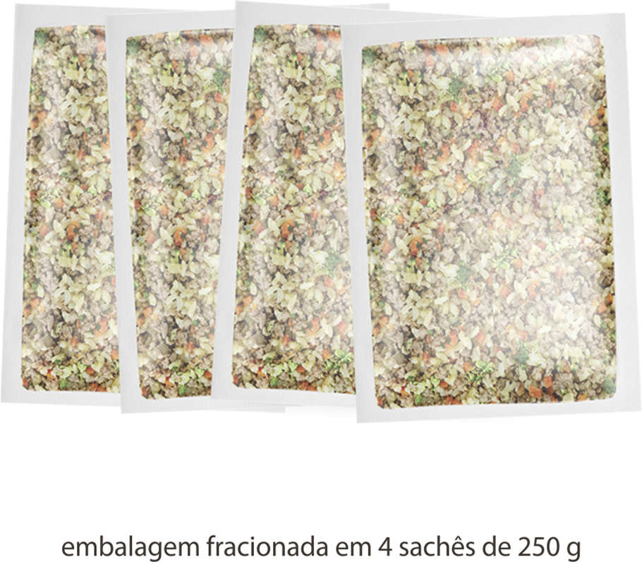 Comidinha Orgânica All Love Frango, Chia, Abóbora, Linhaça, Cenoura & Cúrcuma para Cães Velhotes - 1Kg