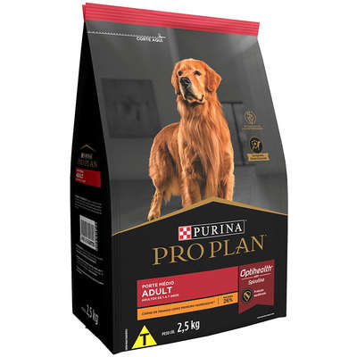 Ração Seca Nestlé Purina Pro Plan Frango Cães Adultos Raças Médias