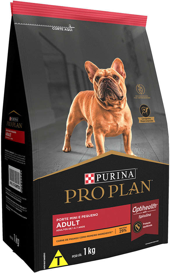 Ração Seca Nestlé Purina Pro Plan Frango para Cães Adultos Raças Pequenas - 1Kg