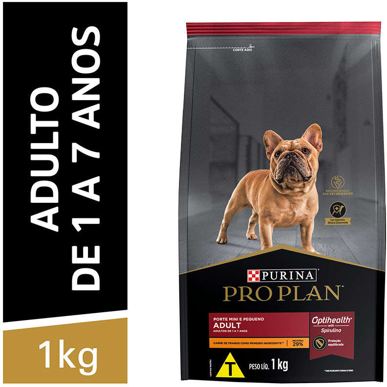 Ração Seca Nestlé Purina Pro Plan Frango para Cães Adultos Raças Pequenas - 1Kg