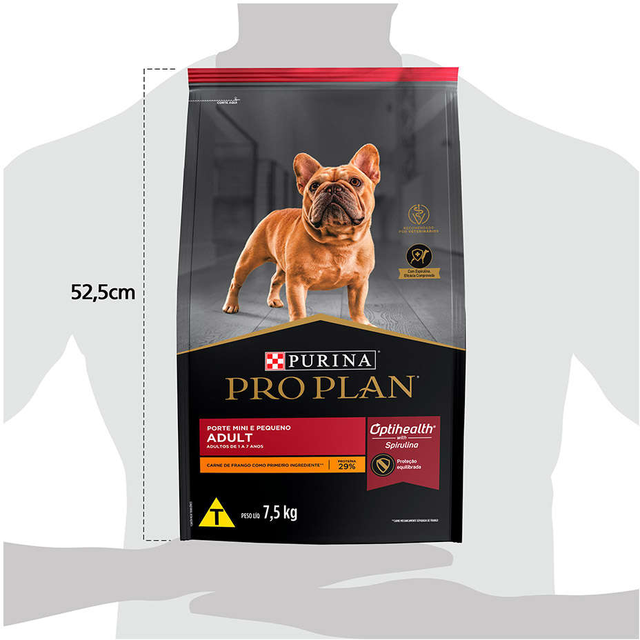 Ração Seca Nestlé Purina Pro Plan Frango para Cães Adultos Raças Pequenas - 7,5Kg