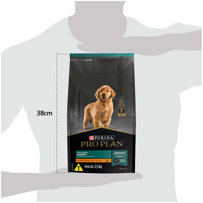 Ração Seca Nestlé Purina Pro Plan Frango Cães Filhotes Raças Médias