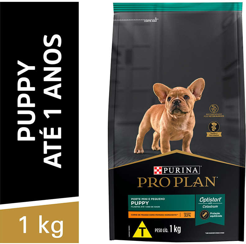 Ração Seca Nestlé Purina Pro Plan Frango Cães Filhotes Raças Pequenas - 1Kg