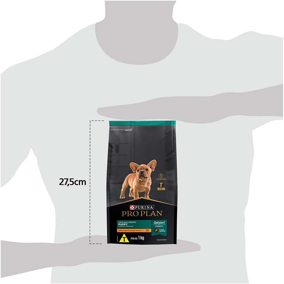 Ração Seca Nestlé Purina Pro Plan Frango Cães Filhotes Raças Pequenas - 1Kg