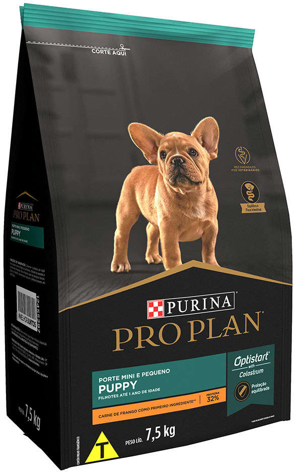 Ração Seca Nestlé Purina Pro Plan Frango Cães Filhotes Raças Pequenas - 7,5Kg