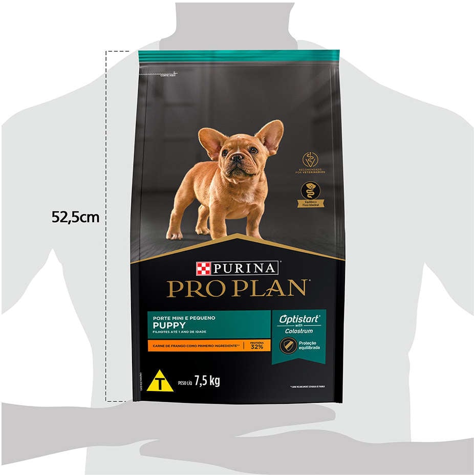 Ração Seca Nestlé Purina Pro Plan Frango Cães Filhotes Raças Pequenas - 7,5Kg