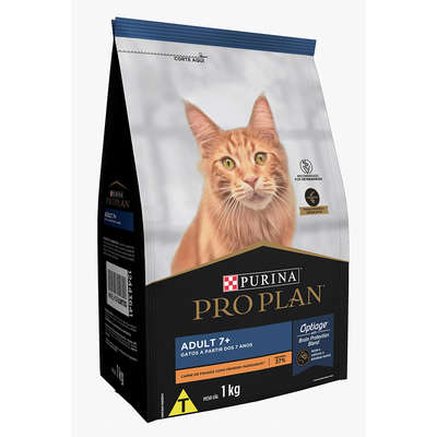 Ração Seca Nestlé Purina Pro Plan para Gatos Adultos a Partir de 7 Anos