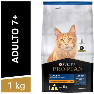Ração Seca Nestlé Purina Pro Plan para Gatos Adultos a Partir de 7 Anos
