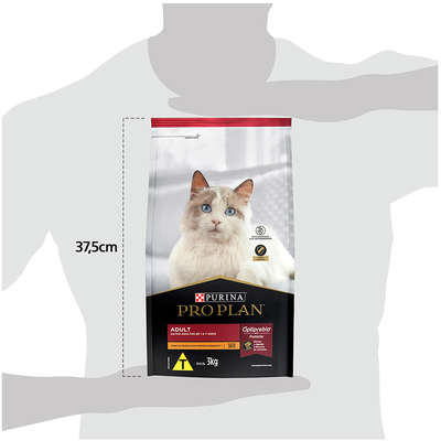 Ração Seca Nestlé Purina Pro Plan Frango para Gatos Adultos