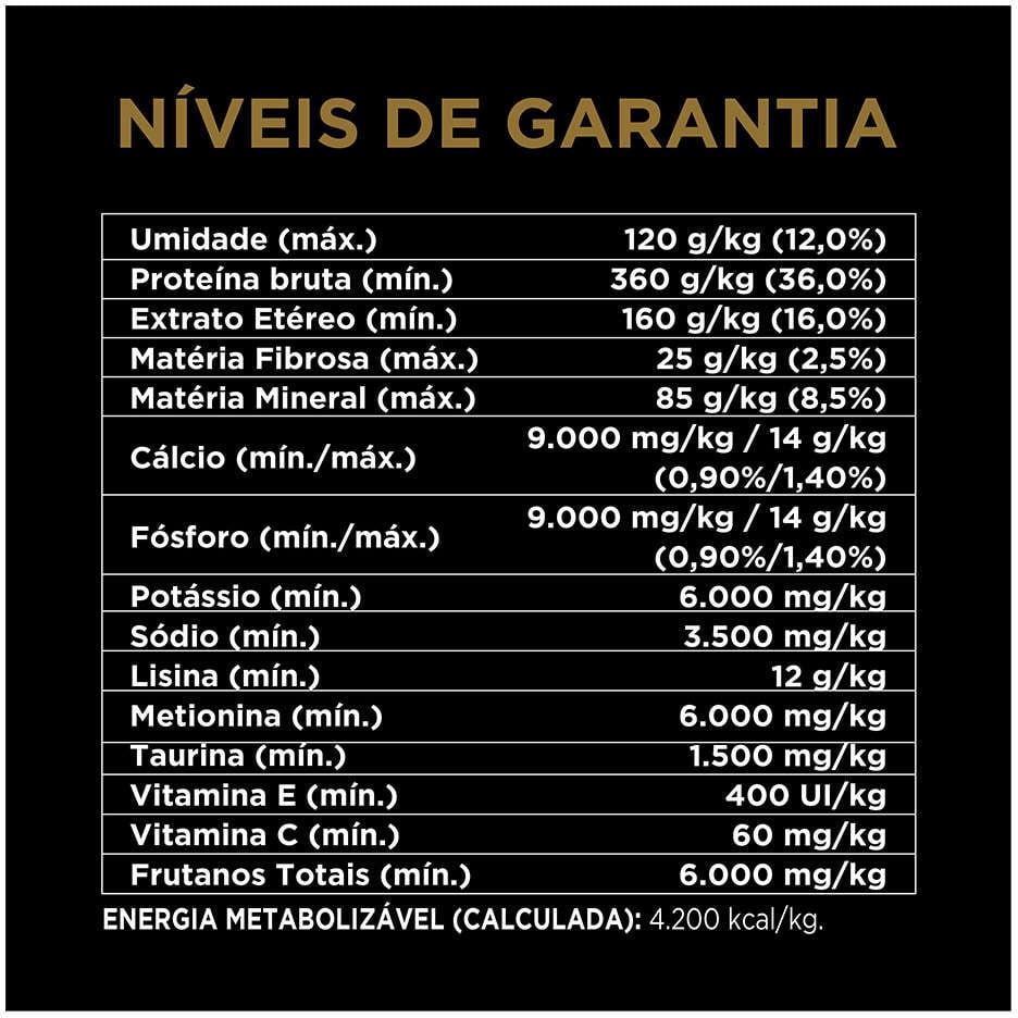 Ração Seca Nestlé Purina Pro Plan Frango para Gatos Adultos - 7,5Kg