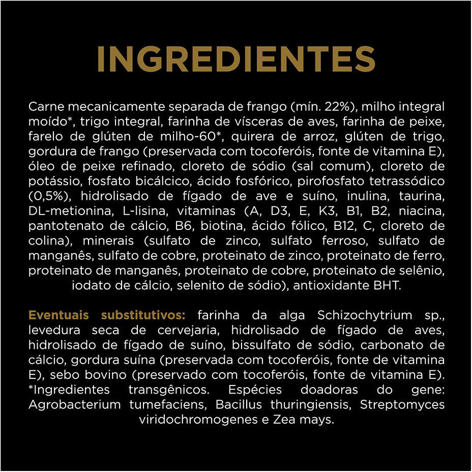 Ração Seca Nestlé Purina Pro Plan Frango para Gatos Adultos - 7,5Kg