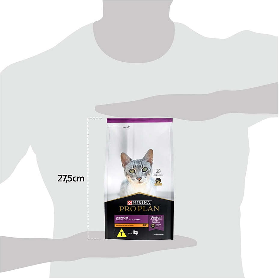 Ração Seca Nestlé Purina Pro Plan Trato Urinário Frango para Gatos Adultos - 1Kg