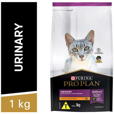 Ração Seca Nestlé Purina Pro Plan Trato Urinário Frango para Gatos Adultos