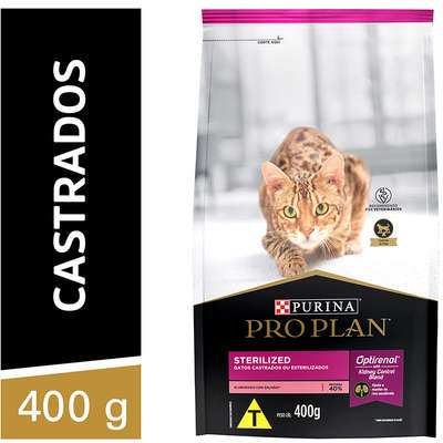 Ração Seca Nestlé Purina Pro Plan Salmão para Gatos Adultos Castrados