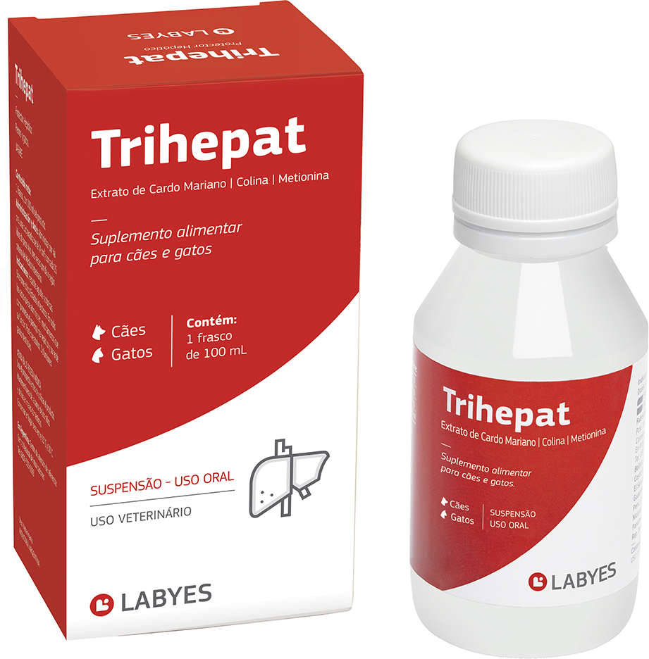 Suplemento Alimentar Labyes Trihepat para Cães e Gatos - 100 mL