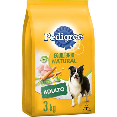 Ração Pedigree Equilíbrio Natural para Cães Adultos de Raças Médias e Grandes