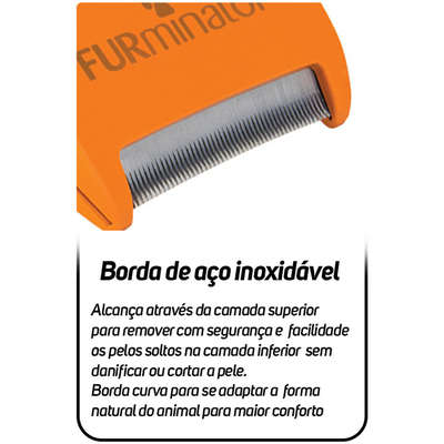Escova Furminator New Cães Pelo Longo