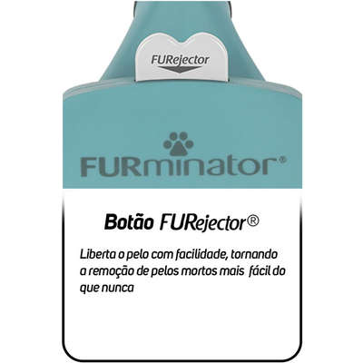 Escova Furminator New Gatos Pelo Longo