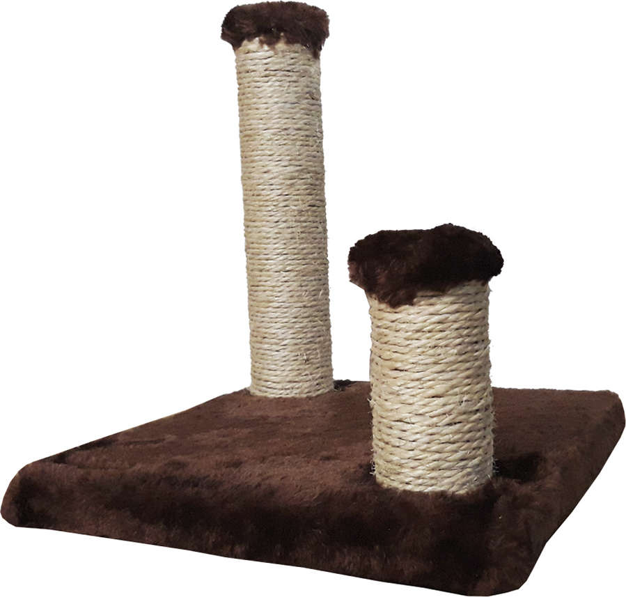 Brinquedo Arranhador Conforto Quadrado Marrom - Tam. Único