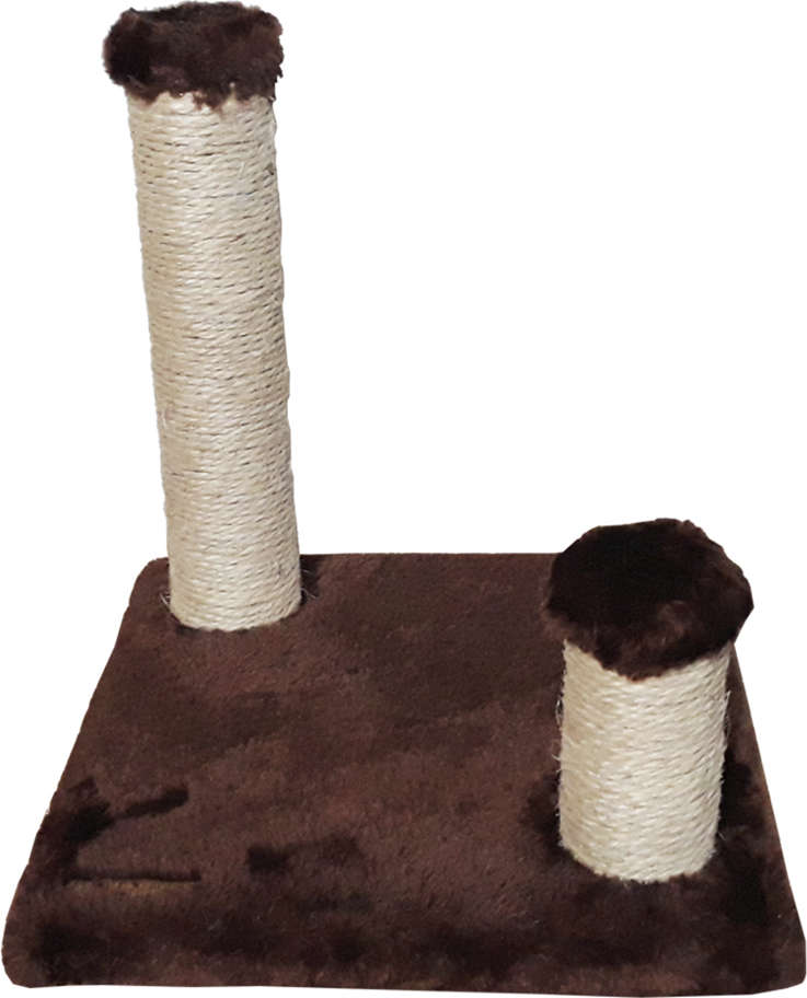 Brinquedo Arranhador Conforto Quadrado Marrom - Tam. Único
