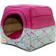 Cama Iglu 2 em 1 Rosa com Estampa Borboleta