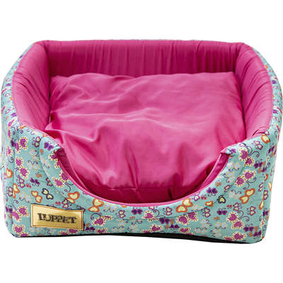 Cama Iglu 2 em 1 Rosa com Estampa Borboleta