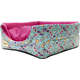 Cama Iglu 2 em 1 Rosa com Estampa Borboleta