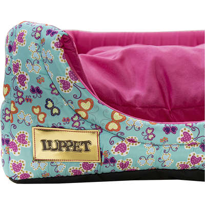 Cama Iglu 2 em 1 Rosa com Estampa Borboleta