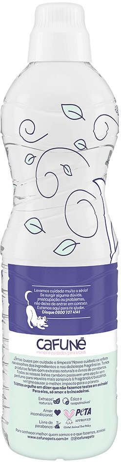 Limpador de Pisos Cafuné Flores Brancas - 900 mL
