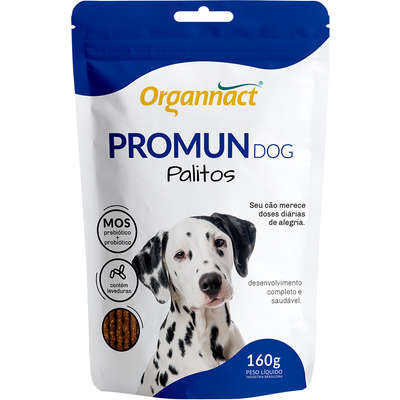 Suplemento Vitaminico Organnact Promun Dog Palitos Sachê