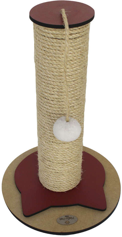 Brinquedo Arranhador Sisal Barcelona Vermelho - Tam. Único