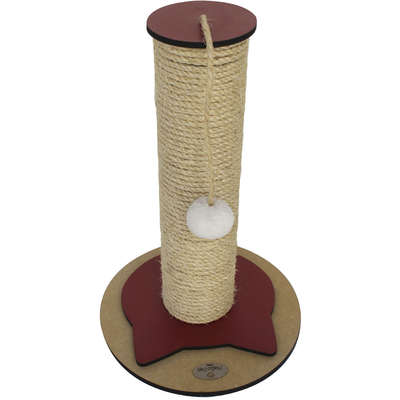 Brinquedo Arranhador Sisal Barcelona Vermelho