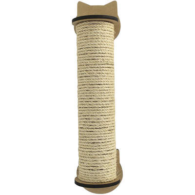 Brinquedo Arranhador de Parede Sisal Gatinho Natural