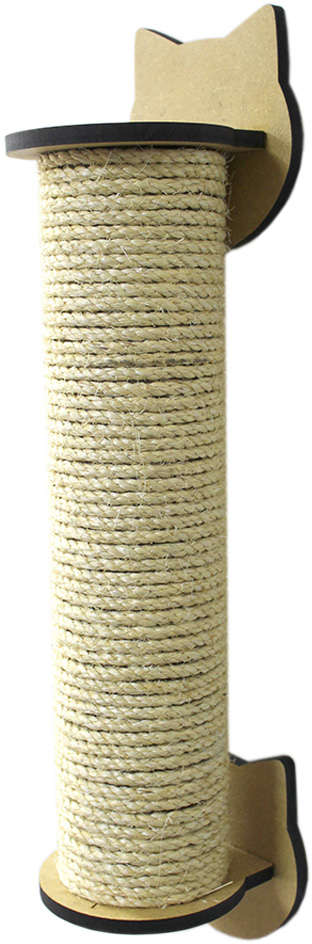 Brinquedo Arranhador de Parede Sisal Gatinho Natural - Tam. Único