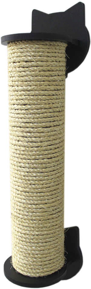 Brinquedo Arranhador de Parede Sisal Gatinho Preto - Tam. Único