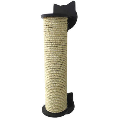 Brinquedo Arranhador de Parede Sisal Gatinho Preto
